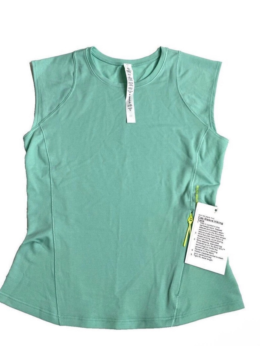 lululemon athletica Mint Green Sleeveless Tank Top